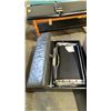 Image 4 : FAUX LEATHER FOLD-OUT SLEEPER OTTOMAN *FRAME BENT*