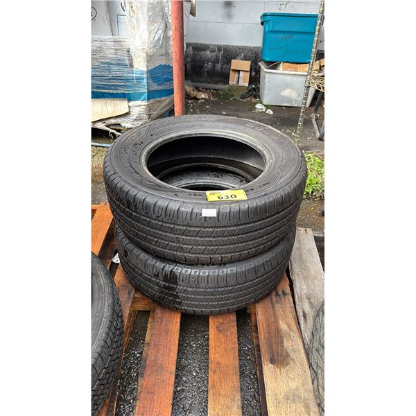 SET OF 2 GOODYEAR ASSURANCE 225/60R16 TIRES