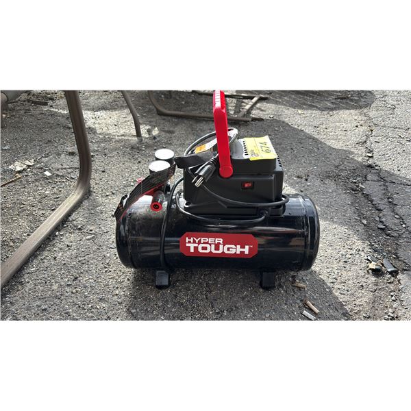 HYPER TOUGH 100 PSI PORTABLE AIR COMPRESSOR (UNKNOWN RUNNING CONDITION)