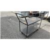 Image 2 : METAL 2-TIER 4-WHEEL PUSH CART