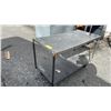 Image 2 : METAL 2-TIER 4-WHEEL PUSH CART (NO HANDLE)