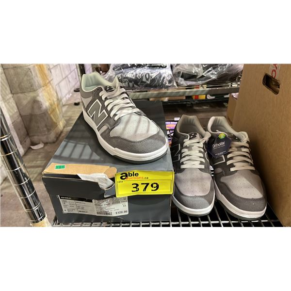 (2) PAIRS OF NEW BALANCE 480 MEN'S SNEAKERS: SIZES 11 D & 12 D