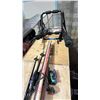 Image 2 : PAIR OF DYNASTAR ULTRA CARBON SKIS & A TRUNK MOUNTED BIKE RACK