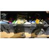 Image 3 : SHELF OF ROLLING TOOL BOXES W/CONTENTS & 2 MILK CRATES