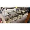 Image 1 : 3 VINTAGE FOLDING CHAIRS