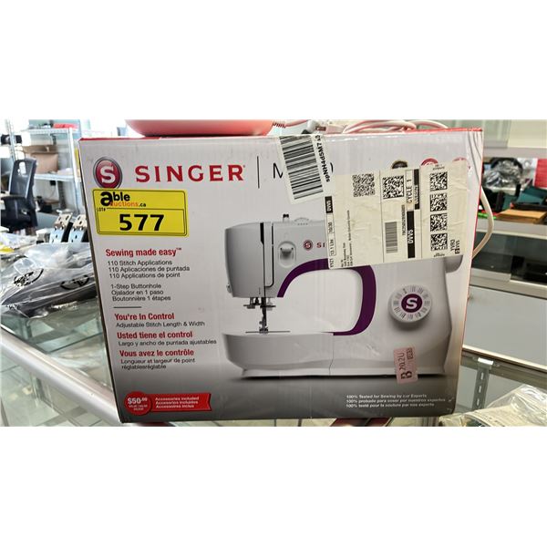 SINGER M3500 LIGHTWEIGHT PORTABLE SEWING MACHINE BOX