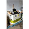 Image 1 : PALLET OF ASSORTED ITEMS INCLUDING; AIR FRYER, LIGHTING, ROBOT VACUUM & MORE