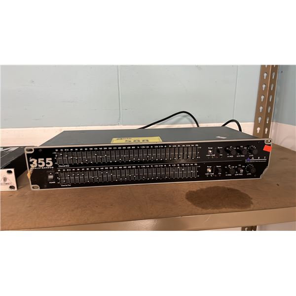 ART EQ355 DUAL 31-BAND 1/3 OCTAVE GRAPHIC EQUALIZER