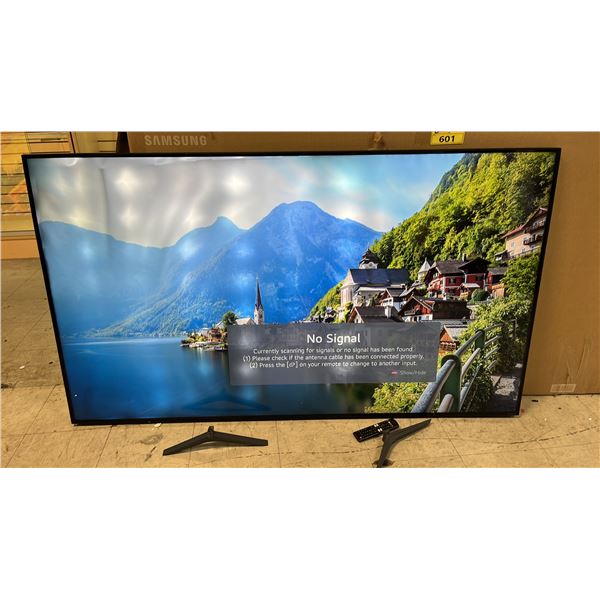 SAMSUNG LG 75-INCH NANOCELL 75 SERIES 4K SMART TV WITH REMOTE AND CORD *DISPLAY ISSUES*