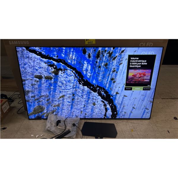 SAMSUNG 65" Q80D QLED 4K SMART TV WITH REMOTE AND POWER CORD