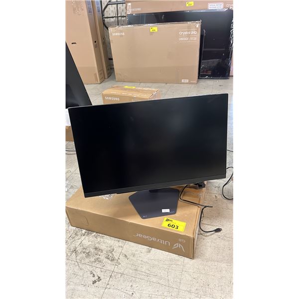 LG ULTRAGEAR 27" GAMING MONITOR WITH HEAVY DUTY ARTICULATED MONITOR DESK MOUNT ARM