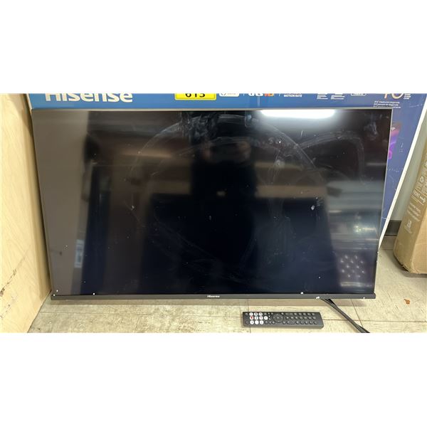 HISENSE 40-INCH LED TV WITH REMOTE AND POWER CORD