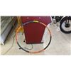 Image 1 : ORANGE AND BLACK FITNESS WEIGHTED HOOP