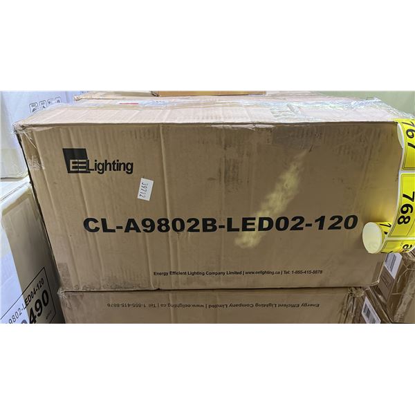 CASE OF 5 EE LIGHTING LED FLUSH MOUNT CEILING LIGHTS: MODEL CL-A9802B-LED02-120M
