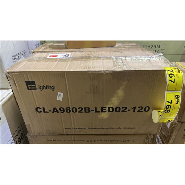 CASE OF 5 EE LIGHTING LED FLUSH MOUNT CEILING LIGHTS: MODEL CL-A9802B-LED02-120M