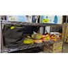 Image 1 : SHELF OF ASSORTED RATCHET TIE-DOWN STRAPS