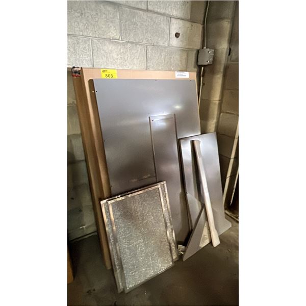 (3) OUTDOOR AIR ECONOMIZER HOOD ASSEMBLIES