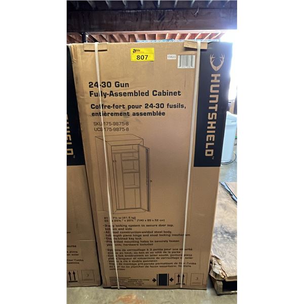 *NEW IN BOX* HUNTSHIELD 24-30 FULLY-ASSEMBLED GUN CABINET