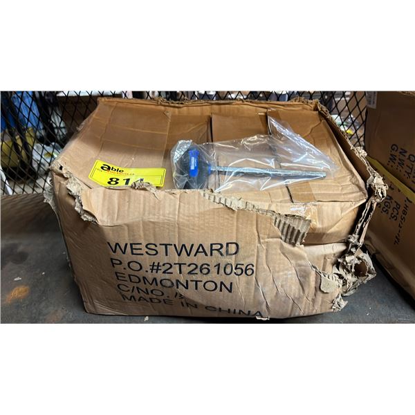 CASE OF *NEW* WESTWARD  T-HANDLE HEX KEYS