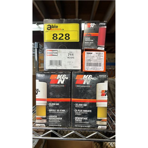 K&N OIL FILTERS, K&N ENGINE PROTECTION, DORMIN WHEEL NUT & MORE