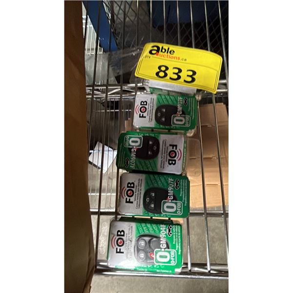 (5) FOB VEHICLES REMOTES: 0-GM904F