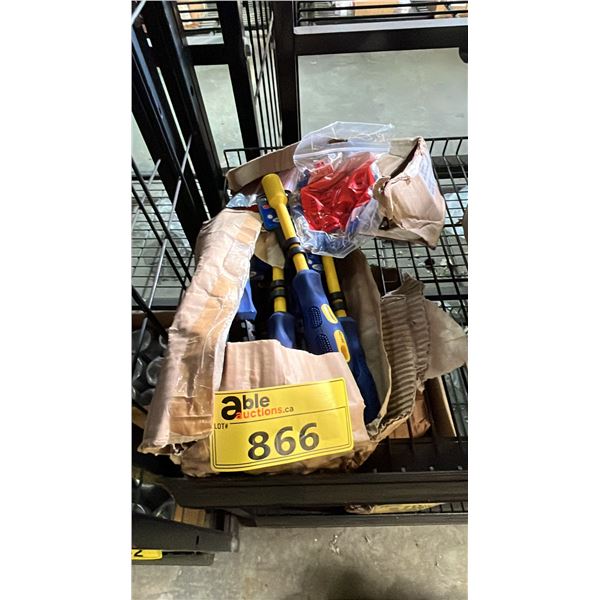 BOX OF WESTWARD 1/2" VDE NUT DRIVERS & BOX OF ELECTRICAL TERMINALS