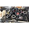 Image 5 : SHELF OF ASSORTED ITEMS INCLUDING; WORK GLOVES, HARDHAT, EAR PROTECTION SETS & MORE