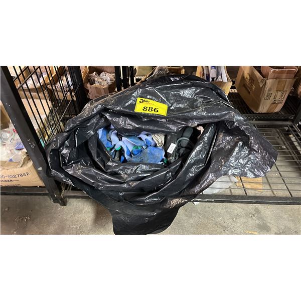 BAG OF ASSORTED WORK GLOVES