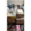 Image 1 : BOX OF THREAD PLASTIC LIDS & 2 BOXES OF SMALL PAPER BAGS