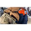 Image 2 : BOX OF CLOTHING INCLUDING; CARHARTT & MORE