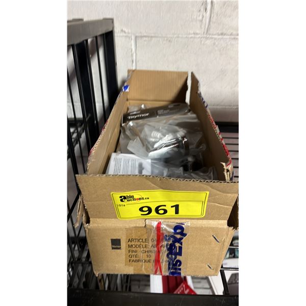 *NEW* BOX OF TAYMOR CHROME DOOR HANDLES