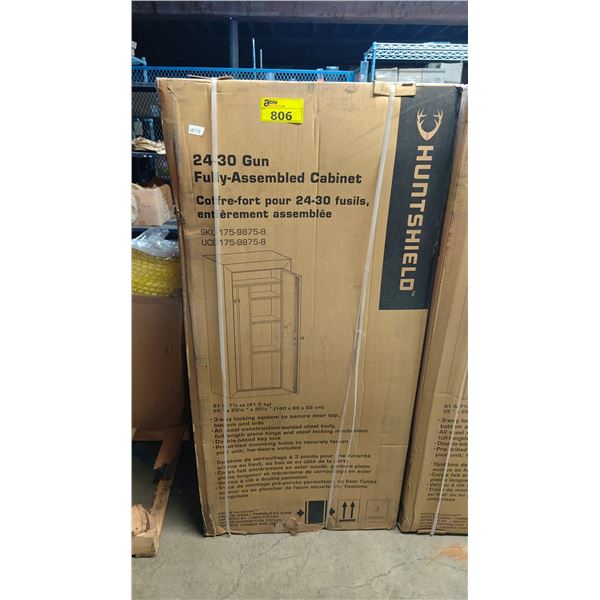 *NEW IN BOX* HUNTSHIELD 24-30 FULLY-ASSEMBLED GUN CABINET