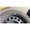 Image 4 : SET OF 4 GOODYEAR ULTRA GR/P WINTER 205/55R16 94T TIRES MOUNTED ON 5 BOLT METAL RIMS