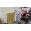 Image 1 : FRAMED MIRROR, CANVAS ARTWORK & IMPERIAL STOVE BOARD