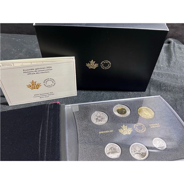 2026 Royal Canadian Mint Specimen Set with Barn Owl Dollar