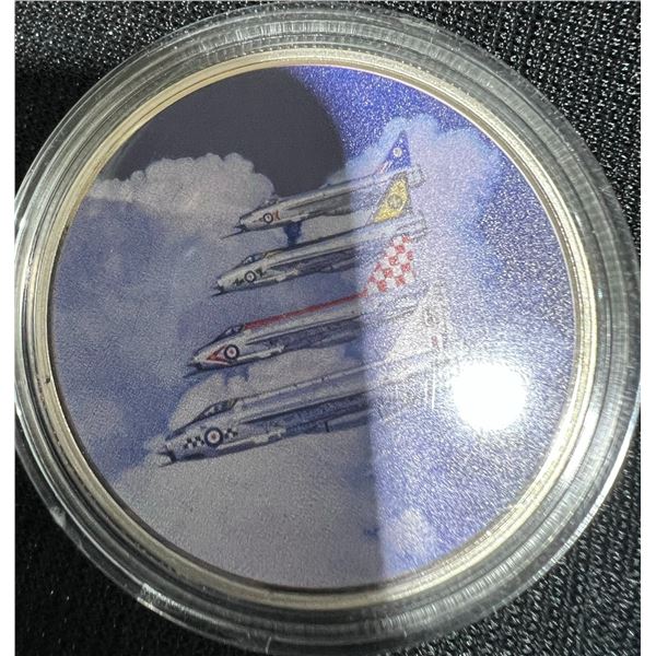 Royal Air Force Commemorative Coin with Fighter Jet Artwork