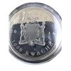 Image 3 : 2014 Zambia 1000 Kwacha Hyacinth Macaw Silver Proof Coin with Swarovski Crystal