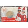 Image 1 : Elf on the Shelf 2022 Pitcairn Islands 50p Brilliant Uncirculated Coin Sealed