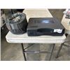Image 1 : NEW OUTBOUND PORTABLE GAS STOVE. MODEL 076-5616 AND VERY BEAT UP CAMPING POT SET