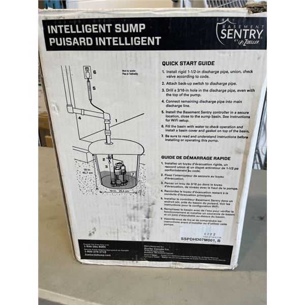SENTRY INTELLIGENT  SUMP PUMP