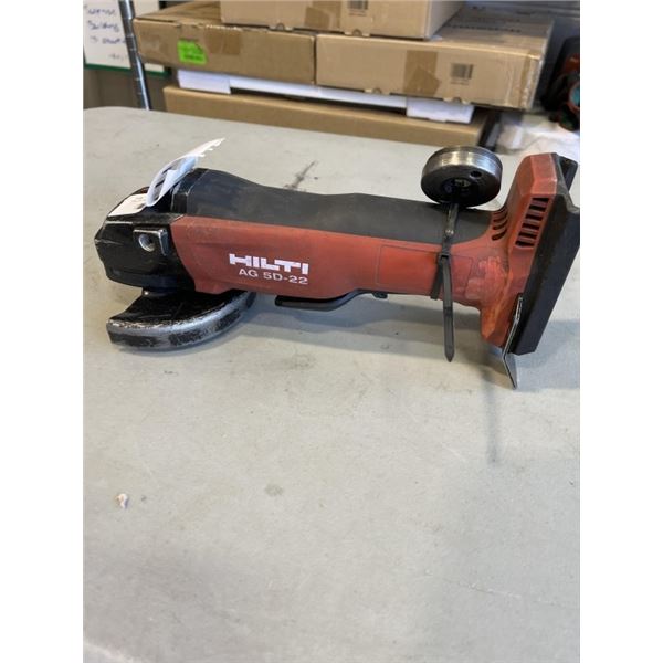 HILTI  AG 5D-22 ANGLE GRINDER - WORKING