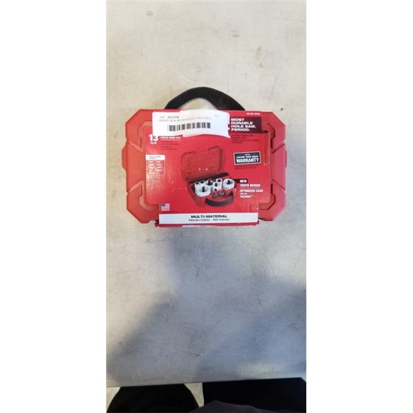BRAND NEW MILWAUKEEE 13PC HOLE DOZER KIT