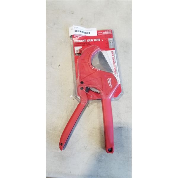 NEW MILWAUKEE 2-3/8 RATCHETING PIPE CUTTER