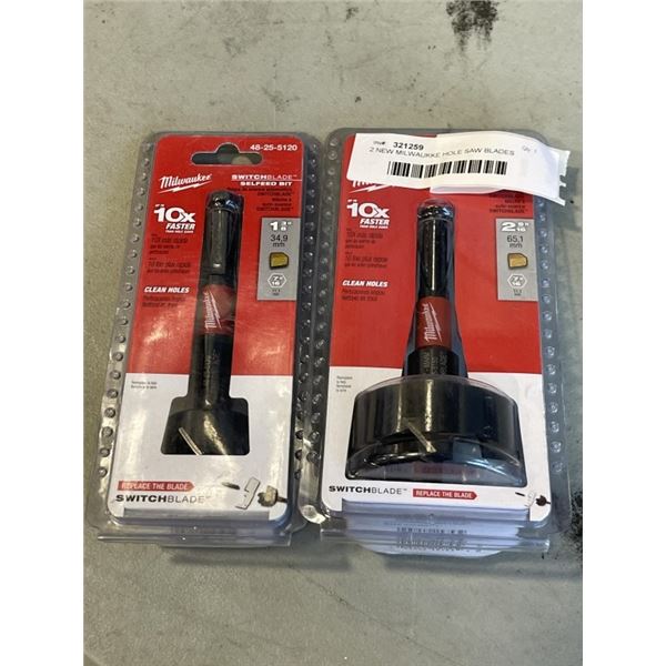 2 NEW MILWAUKKE HOLE SAW BLADES