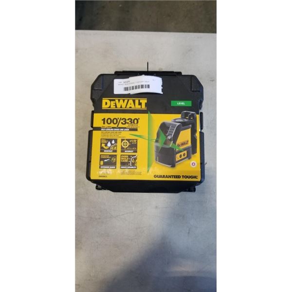 BRAND NEW DEWALT 100/330FT SELF LEVELING CORSS LIN LASER