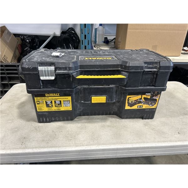 DEWALT TOOLBOX WITH CONTENTS