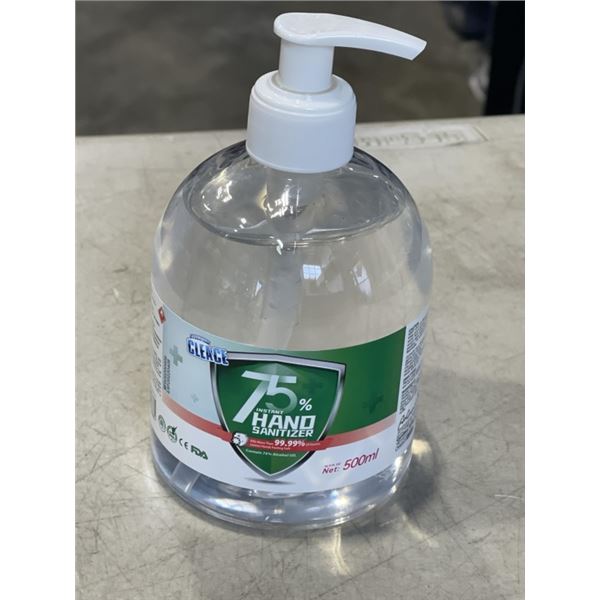 3 CASES 75% ALCOHOL HAND SANITIZERS