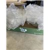 Image 3 : CASE OF FOG MACHINE GLASS TUBES AND NEW GLASS SERVING BOWLS