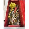 Image 4 : METAL TOOLBOX AND CONTENTS