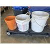 Image 1 : 3 BUCKETS OF NAILS VARIOUS SIZES